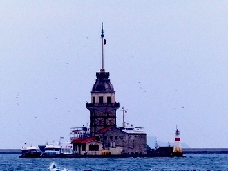 kleine Insel im Bosporus, Trkei