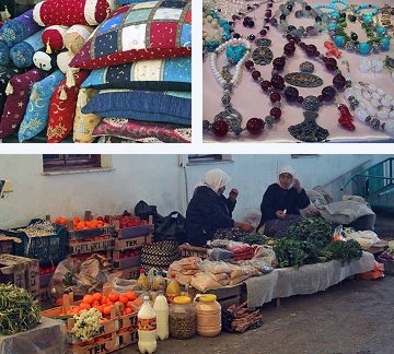 typischer Markt in Bodrum Trkei