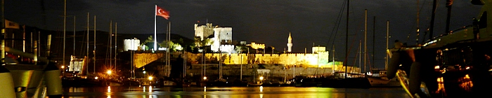 Burg von Bodrum das San Tropez der Trkei
